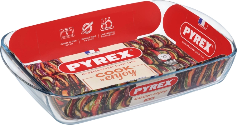 Glazen ovenschaal PYREX 4,9 l 40 × 27 × 7 cm