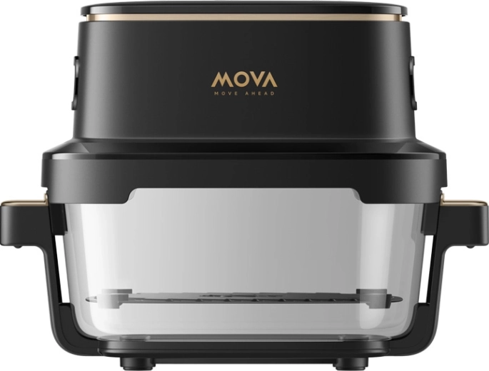 Hete-lucht friteuse MOVA AF20 Pro met glazen kommen 4 l en 2,5 l