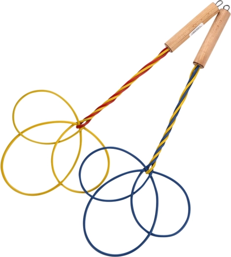 Traditionele houten tapijtklopper