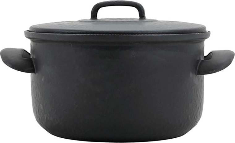 Geëmailleerde pan met deksel 20 cm, 3 l BSE