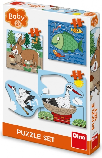 Dino Puzzel Diertjes: Waar wonen ze