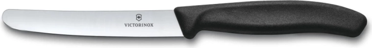 Victorinox Swiss Classic keukenmes voor fruit en groenten 11 cm, zwart