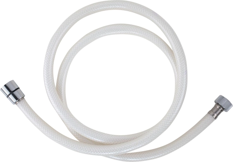 Doucheslang 150 cm PVC wit