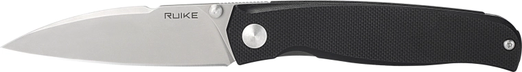 Ruike M662-TZ zakmes 7,4 cm, zwart/grijs, G10 en titanium