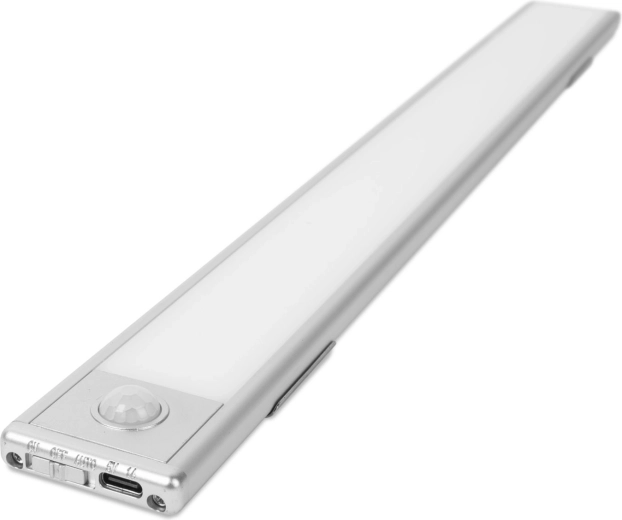LED-lamp met bewegingssensor, accu en magnetische bevestiging, 40 cm