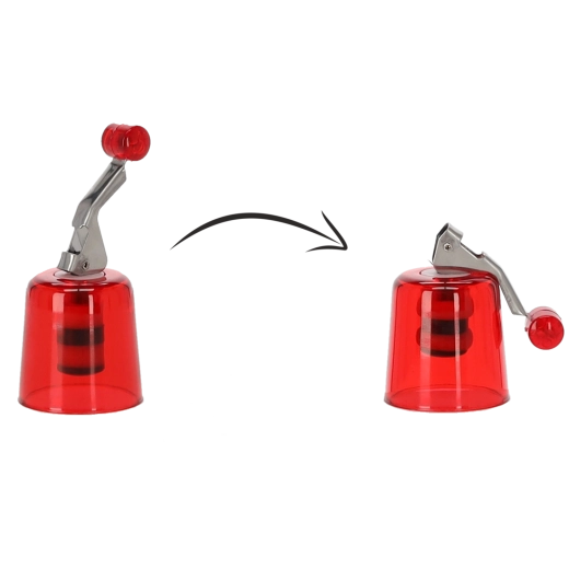 Klemkurk met ring voor flessen 0,5–1,5 l, set van 12 stuks