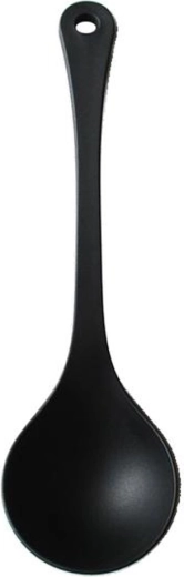 Opscheplepel 30 × 9 cm zwart van PBT-kunststof