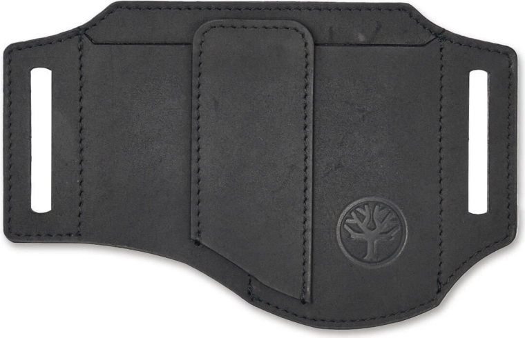 Leren etui Böker ED-Three voor 3 items, zwart