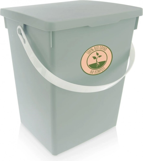 Universele afsluitbare bak en doos voor capsules, voer en poeder 5,5 l – groen