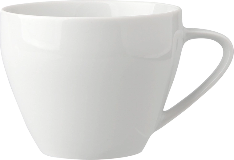 Witte keramische mok