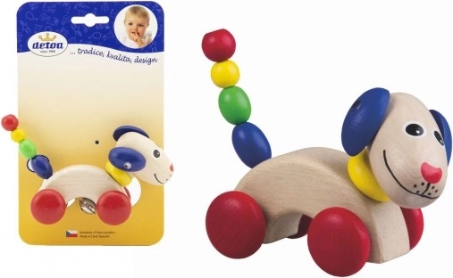 Detoa rijdend hondje met belletje