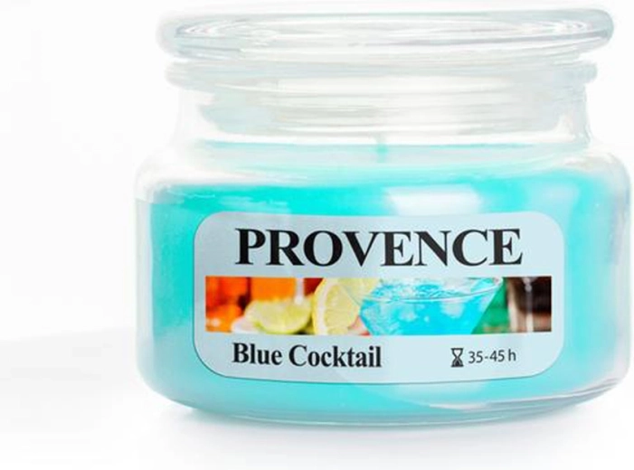 Geurkaars in glas PROVENCE Blue Cocktail 45 uur