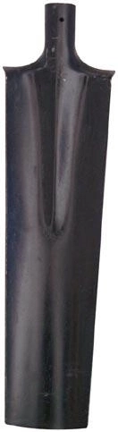 Gesmeed grondboorspade zonder steel, zwart