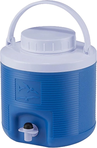 Thermoscontainer met kraantje 4 l, blauw/groen