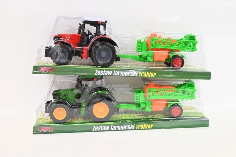Tractor met landbouwmachine