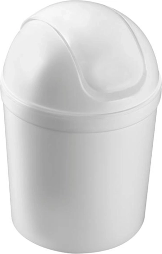 Plastic afvalbak met klapdeksel Heidrun 1,5 l
