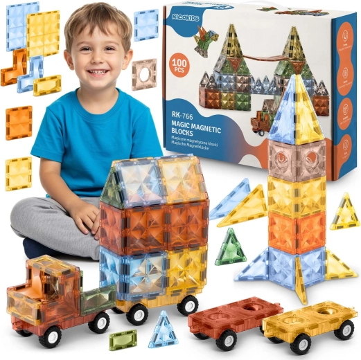 Magnetische bouwset Ricokids XXL 100 delen