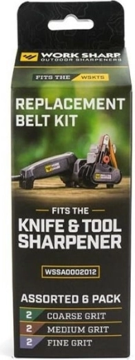 Work Sharp WSKTS vervangende schuurbanden, set van 6 stuks