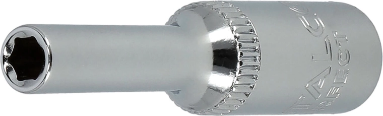 Stalco verlengde dop 1/4” HEX 4 mm CrV
