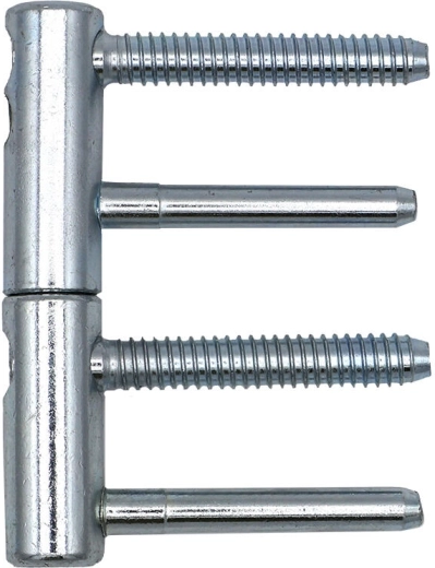 Deurscharnier TRIO 15 compleet - 10 stuks – Blauw zink