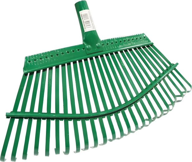 Amerikaanse bladvormige metalen hark voor bladeren en tuin