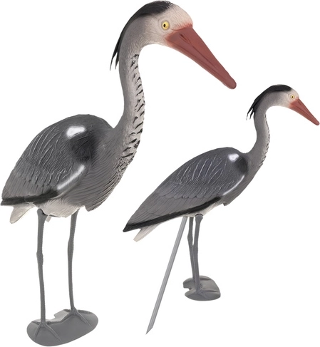 Tuindecoratie reiger GARDLOV om in de grond te steken, grijs, 66 cm