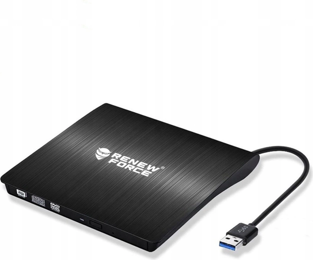 Externe cd-/dvd-drive RENEW FORCE USB 3.0