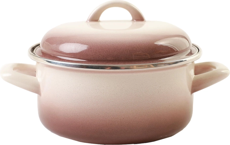 Kookpan met deksel 14 cm, 1 l, Cappuccino