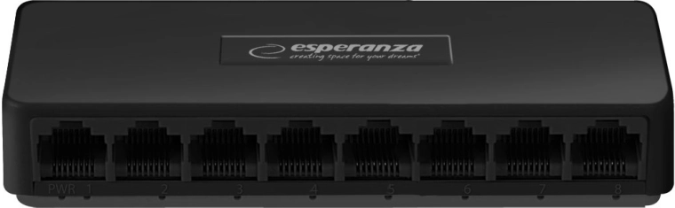 Esperanza NOVA gigabit 8-poorts switch