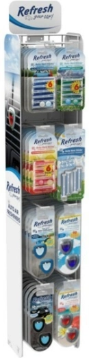 Display CALIFORNIA SCENTS Refresh Sidekick voor ventilatieroosters, capaciteit 64 verpakkingen