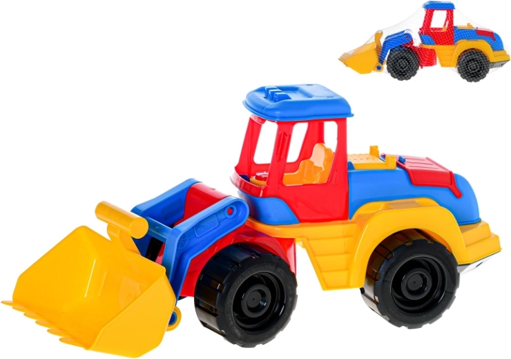 Kunststof tractorlader 45 cm voor zand en tuin