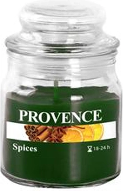 Geurkaars in glas met deksel kruiden 70 g