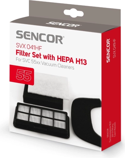 Sencor filterset voor SVC 55x-stofzuigers
