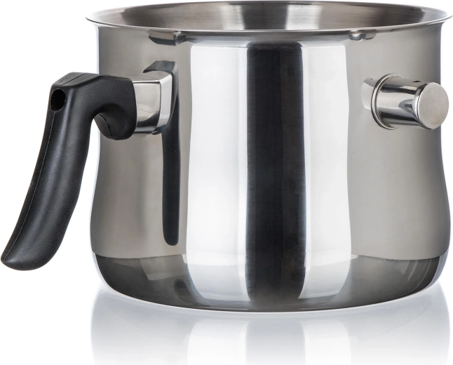 RVS melkpan AKCENT 2,5 l met fluitje