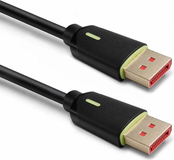 DisplayPort-kabel 2.1 DP80 (UHBR20) 80 Gb/s 0,5 m