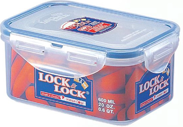 LOCKnLOCK voedselcontainer rechthoekig 600 ml
