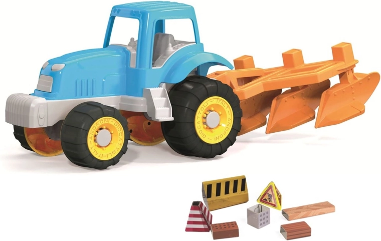 Androni tractor met functionele ploeg 43 cm