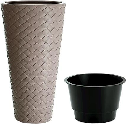 Bloempot Matuba Slim beige 30 cm