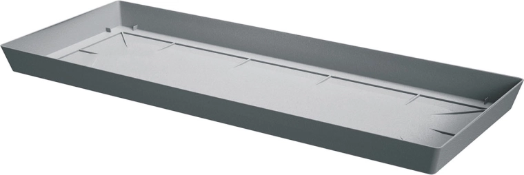 Schotel voor bloembak LOFLY 36 cm grijs steen