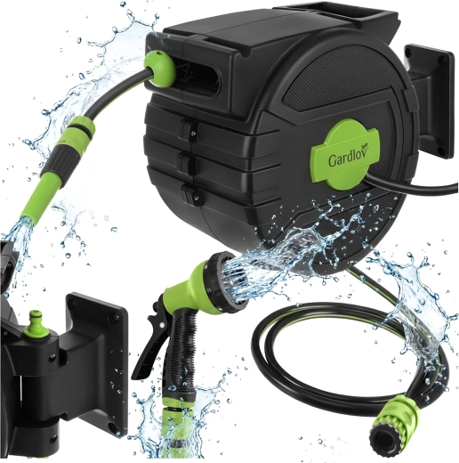 Automatische wandhaspel voor tuinslang Gardlov 20 m