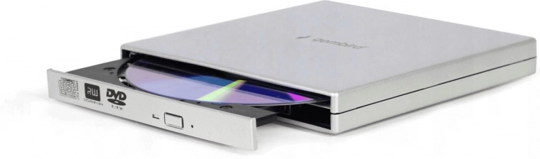 Externe DVD/CD-brander USB, zilver