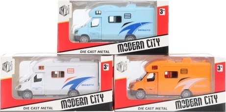 Metalen model van een caravan 10,5 cm