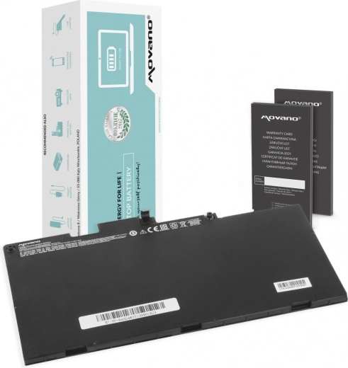 Movano batterij TA03XL voor HP EliteBook 745/755/840/850 G4 (14u/15u) laptops 4078 mAh 46,5 Wh