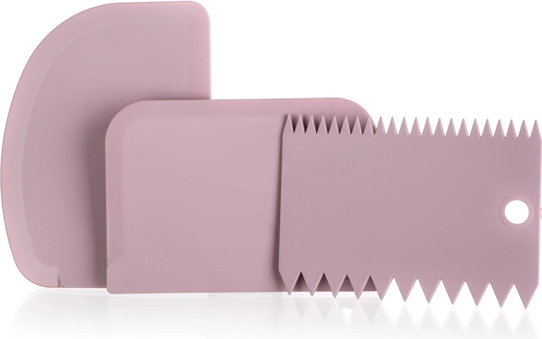 Culinaria bakkersspatels – roze set van 3 stuks