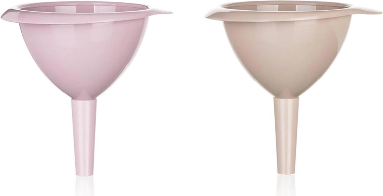 Plastic trechter 10,4 cm ACCASA – pastelkleurige mix