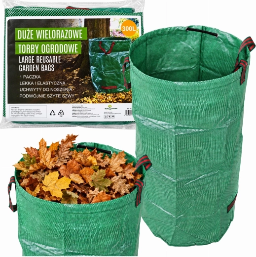 Tuinafvalzak voor bladeren en gras 300 l
