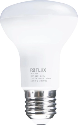 RETLUX LED-reflectorlamp R63 E27 8 W warm wit