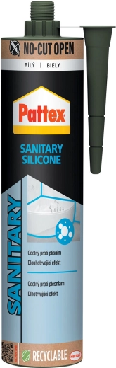 Pattex sanitair siliconen wit 280 ml