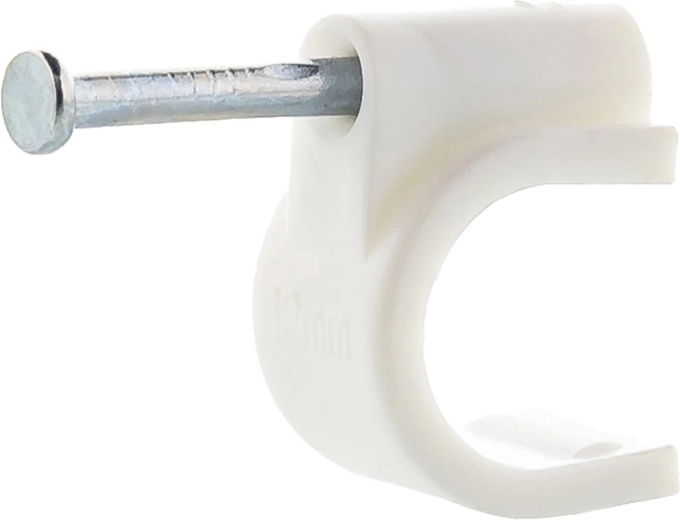 Kabelclips met spijker RETLUX voor kabels van 6 mm - 40 stuks