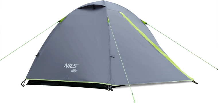 Kampeertent NILS Camp Explorer voor 3 personen – grijs
